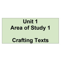 VCE English Unit 1 Crafting Texts